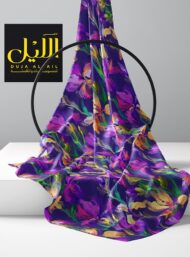 Petal flower style with purple,green colors - Image 2