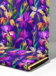 Petal flower style with purple,green colors - Image 4