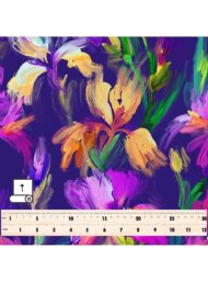 Petal flower style with purple,green colors - Image 5