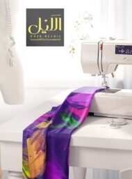 Petal flower style with purple,green colors - Image 7