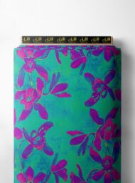 Petal flower style with pink,green colors