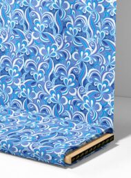Petal flower style with blue, white colors - Image 4