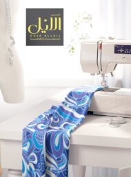 Petal flower style with blue, white colors - Image 7