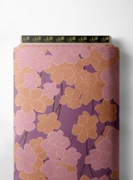 Bloom flower style with pink,orange colors