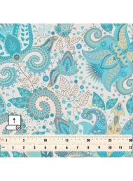 Leaf flower style with blue, green colors - Image 5