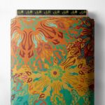 Bloom flower style with orange,yellow colors