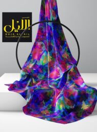 Leaf nature style with blue,pink colors - Image 2