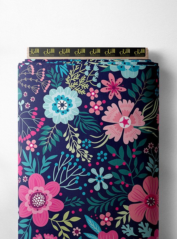 LAI02-0022_1-1.jpg Petal flower style with pink,green colors - Image 1