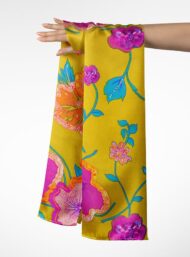 Bloom flower style with pink,yellow colors - Image 3