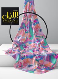 Bloom flower style with pink,green colors - Image 2