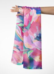 Bloom flower style with pink,green colors - Image 3