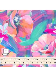 Bloom flower style with pink,green colors - Image 5
