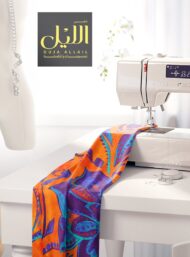 Bloom flower style with blue,orange colors - Image 7