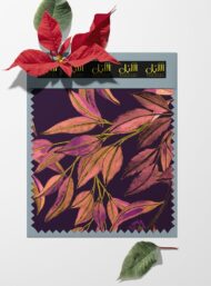Leaf nature style with pink,purple colors - Image 6