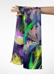 Petal flower style with purple,yellow colors - Image 3