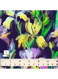 Petal flower style with purple,yellow colors - Image 5