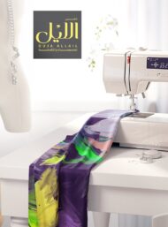 Petal flower style with purple,yellow colors - Image 7