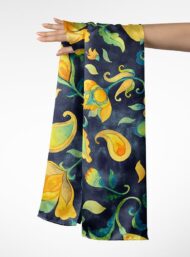 Leaf flower style with yellow,green colors - Image 3