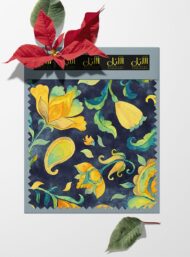 Leaf flower style with yellow,green colors - Image 6