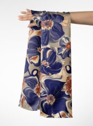 Bloom flower style with blue,red colors - Image 3