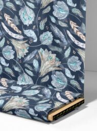 Leaf flower style with blue,white colors - Image 4