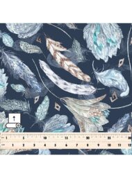 Leaf flower style with blue,white colors - Image 5