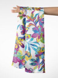 Bloom flower style with pink,blue colors - Image 3