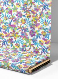 Bloom flower style with pink,blue colors - Image 4