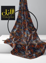 Leaf flower style with orange,grey colors - Image 2