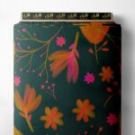 Bloom flower style with pink,orange colors