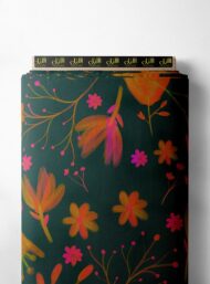 Bloom flower style with pink,orange colors