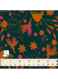 Bloom flower style with pink,orange colors - Image 5