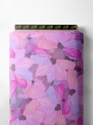 Petal flower style with pink,purple colors