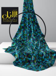 Leaf flower style with blue,green colors - Image 2