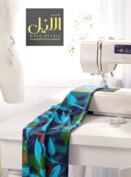 Leaf flower style with blue,green colors - Image 7