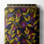 Leaf flower style with yellow,green colors