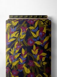 Leaf flower style with yellow,green colors