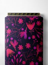 Bloom flower style with pink,purple colors