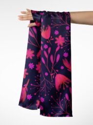 Bloom flower style with pink,purple colors - Image 3
