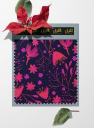 Bloom flower style with pink,purple colors - Image 6