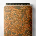 Flower others style with orange,brown colors