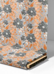 Petal flower style with grey,orange colors - Image 4