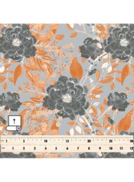 Petal flower style with grey,orange colors - Image 5
