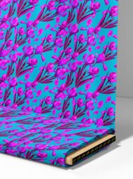 Leaf flower style with pink,green colors - Image 4