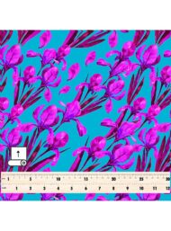 Leaf flower style with pink,green colors - Image 5