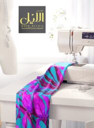 Leaf flower style with pink,green colors - Image 7