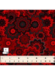 Bloom flower style with red, black colors - Image 5