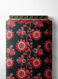 Petal flower style with red,green colors