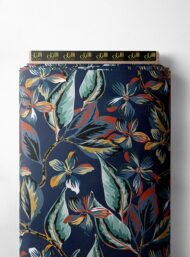 Leaf flower style with green,red colors