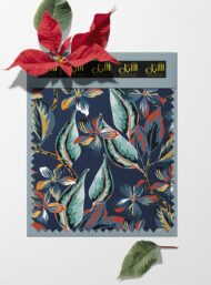 Leaf flower style with green,red colors - Image 6